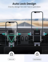 Ugreen Автомобильный держатель LP274 (30401) Gravity Phone Holder for Round Air Vent в воздуховод