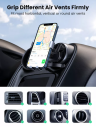 Ugreen Автомобильный держатель LP274 (30401) Gravity Phone Holder for Round Air Vent в воздуховод