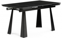 Woodville Стол "Бэйнбрук" черный мрамор | Ширина - 80; Высота - 76; Длина в разложенном виде - 200; Длина - 140см
