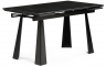 Woodville Стол "Бэйнбрук" черный мрамор | Ширина - 80; Высота - 76; Длина в разложенном виде - 200; Длина - 140см
