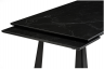 Woodville Стол "Бэйнбрук" черный мрамор | Ширина - 80; Высота - 76; Длина в разложенном виде - 200; Длина - 140см