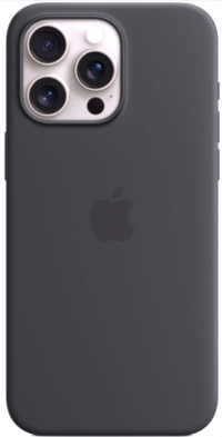 Silicone Case для iPhone 15 Pro с MagSafe/ Чехол силиконовый/ Dark Gray