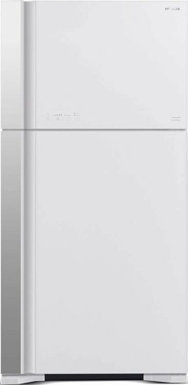 Hitachi двухкамерный холодильник R-VG610PUC7 GPW | No Frost | Общий объем: 510 л | Тип компрессора: Инверторный | Габариты (ВxШxГ): 176x85.5x74 см | Цвет: Белый