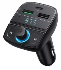 Ugreen Зарядное устройство автомобильное CD229 (80910) FM&Bluetooth Transmitter&Car Charger + TF Slot