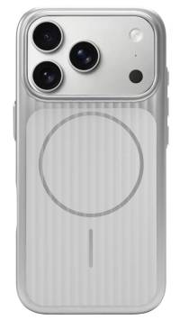 Чехол для iPhone 17 Pro с MagSafe,  не оставляет отпечатки, защита камеры, White