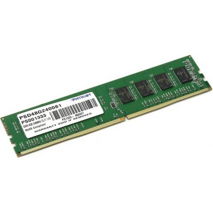 Модуль памяти Patriot DIMM 8GB PC19200 DDR4 PSD48G240081 Global