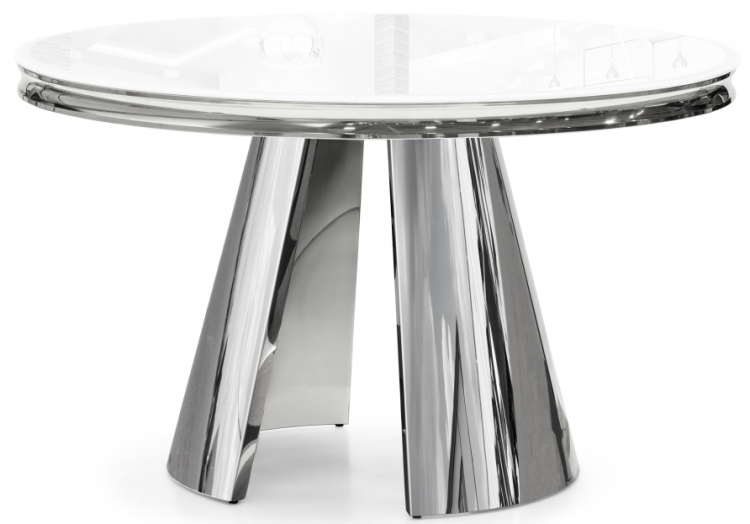 Woodville Стеклянный стол "Bloss" | Ширина - 130; Высота - 77; Длина - 130 см