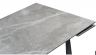 Woodville Стол "Бэйнбрук" серый мрамор | Ширина: 80 Высота - 76; Длина в разложенном виде - 180; Длина - 120см
