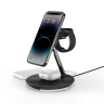 Mageasy магнитная подставка для беспроводной зарядки PowerStation | 5 в 1 | Для устройств iPhone, Apple Watch, AirPods | Поддерживаемая мощность: 55 Вт | Цвет: черный