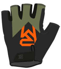 Rock Machine Race SF Велоперчатки | Страна Чехия | Полупальцы | Эргономичная посадка | Khakki/Orange/Black | Амортизация | XXL