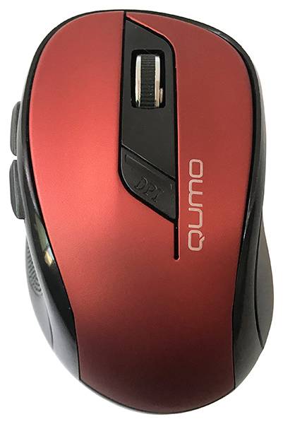 Мышь Qumo Office Line Red M62, 6 кноп., беспр. 2.4G, 800/1200/1600 dpi