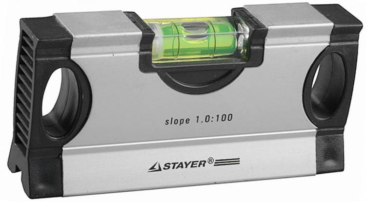 Stayer 34732-2,0 MINI 2,0 : 100 Уровень для "водных" работ с фиксированным углом