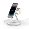 Mageasy магнитная подставка для беспроводной зарядки PowerStation | 5 в 1 | Для устройств iPhone, Apple Watch, AirPods | Поддерживаемая мощность: 55 Вт | Цвет: Белый