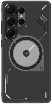 Чехол Aulumu TPU для Samsung S25 Ultra | Серый- полупрозрачный | Противоударный | Гибкий | Защитный | Тонкий дизайн