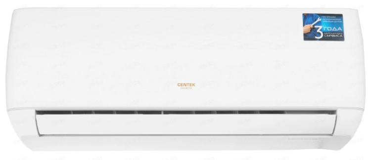 Centek CT-65V12 инверторный кондиционер на 36 кв.м | Система самоочистки | Режим "Комфортный сон"| Мощность охлаждения/обогрева: 3,5 кВт | Уровень шума: 22 дБ | ВБ: 29.2x80x20.1 см | НБ: 54.5x72x25.5 см