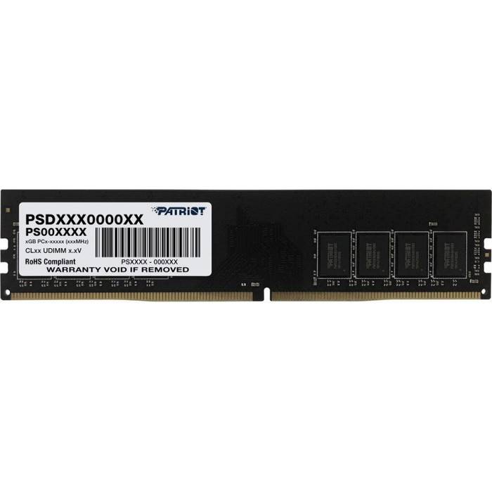 Модуль памяти Patriot DIMM 8GB PC25600 DDR4 PSD48G320081 Global