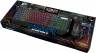 Игровой набор Qumo Dominator K66/M83, кл-ра проводная, 104+8 клавиш, подсветка радужная, мышь проводная, оптическая, 4 цвета, 1200/1600/2400/3200 dpi