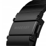 Mageasy металлический ремешок из нержавеющей стали Maestro | для Apple Watch 42 мм, 44 мм, 45 мм, Ultra 49 мм | цвет: черный 