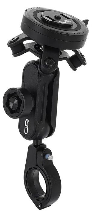 GR-MT6 | Держатель для телефона на руль с двойным магнитом | Магнитный крепеж с вибродемпфером и антикражным креплением для смартфона