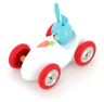 Vilac Машинка деревянная Raoul the rabbit in its car, Made in France