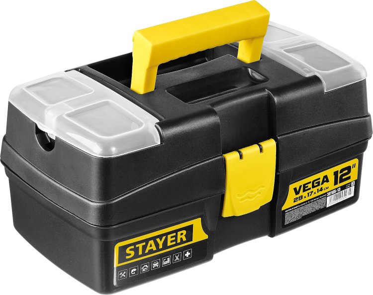 STAYER 38105-13 Ящик для инструментов "VEGA-12" пластиковый