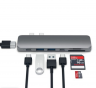  USB-хаб Satechi Aluminum Pro Hub | Все в одном | Для MacBook,Iphone 15 (ST-CMBPM)