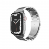 Mageasy металлический ремешок из нержавеющей стали Maestro | для Apple Watch 42 мм, 44 мм, 45 мм, Ultra 49 мм | цвет: серебристый 