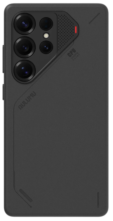 Aulumu S25 Vegan Чехол для Samsung S25 Ultra | Черный | Эко-кожа | Противоударный | Тонкий дизайн | Защитный | Стильный аксессуар