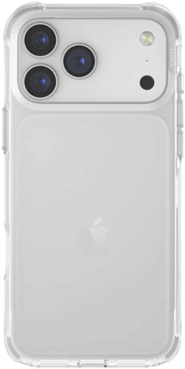 Uniq Чехол для iPhone 17 Pro | Защита камеры | Ударопрочный | LifePro Xtreme, Crystal Clear