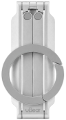uBear Магнитный держатель - трипод Angle MagSafe | Совместим с магнитом MagSafe | серебристый