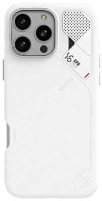 Aulumu A16 Чехол для iPhone 16 Pro, Vegan Leather совместим с MagSafe, белый