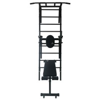 DFC Шведская стенка с опциями VT-7006 | Максимальная нагрузка 120 кг | 240 х 71 см | Турник, Брусья и Скамья