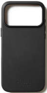 Mujjo Чехол кожаный для iPhone 17 Pro с MagSafe, Black