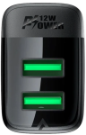 Acefast A86 Зарядное устройство 12W | 2 порта USB-A | Black