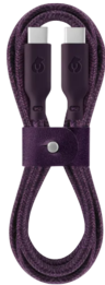 uBear Trend Зарядный кабель USB-C|USB-С, 60Вт, 1,2м | Burgundy