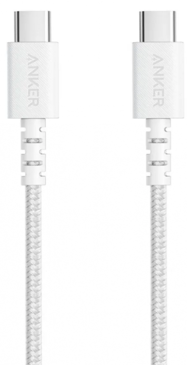 Кабель Anker PowerLine Select+ USB-C->USB-C 0,9м A8032 (A8032H21) White /белый