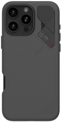 Aulumu A16 Чехол для iPhone 16 Pro, Vegan Leather совместим с MagSafe, черный