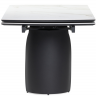 Woodville Керамический стол "Готланд" белый мрамор | Ширина - 90; Высота - 79; Длина в разложенном виде - 220; Длина - 160см