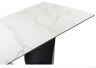 Woodville Керамический стол "Готланд" белый мрамор | Ширина - 90; Высота - 79; Длина в разложенном виде - 220; Длина - 160см