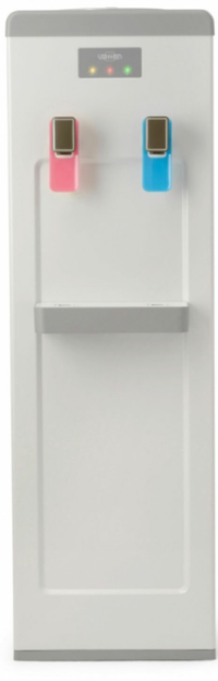 Кулер Vatten V08WK | Напольный, компрессорный, нагрев/охлаждение , 2 крана, белый | 1000х310х350 мм | Global