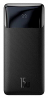 Портативный аккумулятор BASEUS Bipow Digital Display 15W, 3A, 10000 мА·ч, черный PPDML-I01