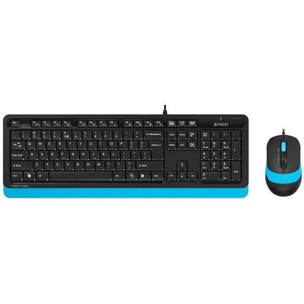 Клавиатура + мышь A4Tech Fstyler F1010 черный/синий Global