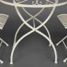 Tetchair Комплект (стол + 2 стула) Secret de Maison "PALLADIO" (mod. PL08-8668/8669) металл, стол: 70х74,5см, стул: 45х40,5х94см, белый антик (antique white) / 11876