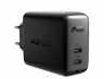 Acefast сетевое зарядное устройство с быстрой зарядкой A9 dual fast charger, USB-C + USB-C, PD40W, цвет: черный