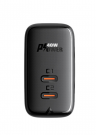 Acefast сетевое зарядное устройство с быстрой зарядкой A9 dual fast charger, USB-C + USB-C, PD40W, цвет: черный