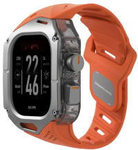 Aulumu A01 Титановый кейс с ремешком для Apple Watch Ultra 1/2, 49mm, оранжевый