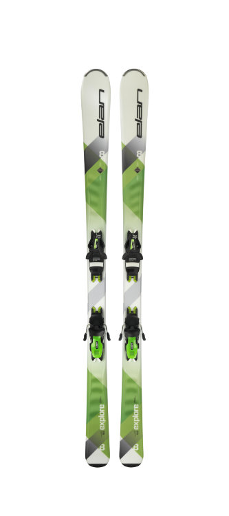 Горные лыжи с креплениями Elan 2017-18 Explore 8 EL 10 LS green см: 160