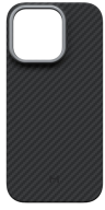 Чехол Magssory для iPhone 16 Pro, кевлар (арамид), с магнитами, совместимый с MagSafe, черный