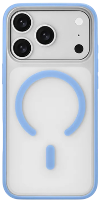 uBear Чехол для iPhone 18 Pro | MagSafe| Усиленный | Silk-touch | Cloud Mag Case, Blue
