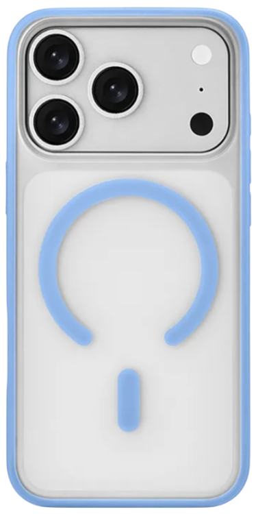 uBear Чехол для iPhone 18 Pro | MagSafe| Усиленный | Silk-touch | Cloud Mag Case, Blue